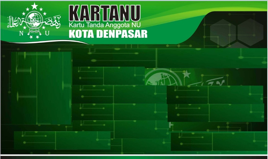 Membuat Kartu Tanda Anggota nadhlatul Ulama (KARTANU) 