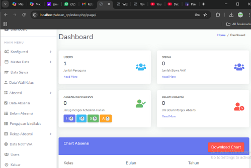 Panduan Install Aplikasi Absensi Siswa di Cpanel Hosting