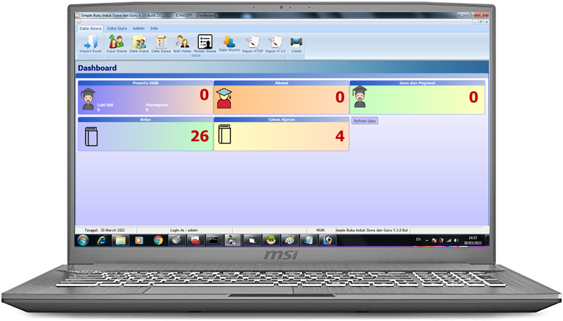 Aplikasi Buku Induk Siswa Kurikulum Merdeka Jenjang Mts