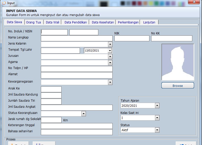 software aplikasi BK