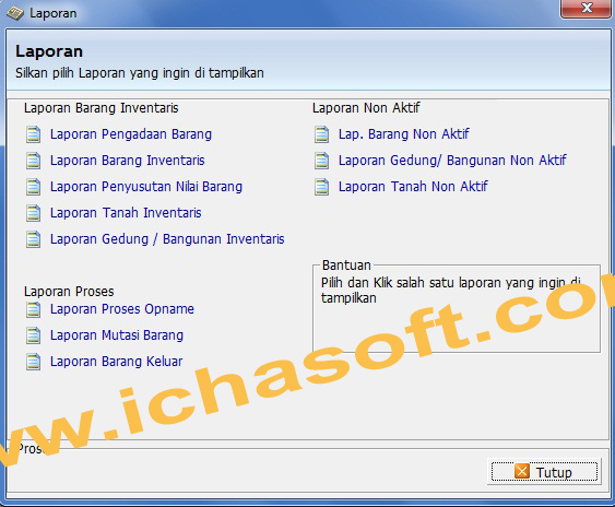 Laporan Invenatraris dan Aset