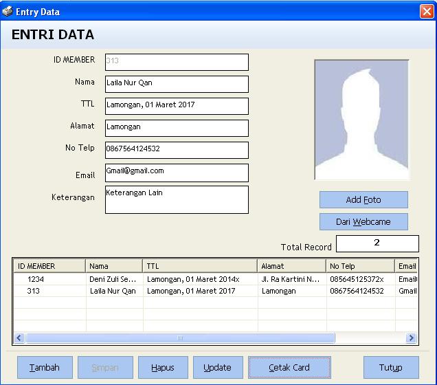 Software Member Fitnes